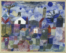 Landscape in Blue, 1917. Creator: Klee, Paul (1879-1940).