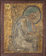 Saint Joseph. Fragment of the mosaic cycle in the Oratory of Pope John VII in the old..., 705-707. Creator: Anonymous master.