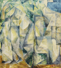 Walk in the Park, 1913. Creator: Le Dantyu, Mikhail Vasilyevich (1891-1917).