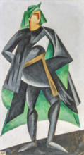 Costume design for the theatre play Romeo and Julia by W. Shakespeare, 1921. Creator: Exter, Alexandra Alexandrovna (1882-1949).