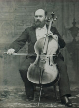 Portrait of the cellist and composer Wilhelm Fitzenhagen (1848-1890), 1888. Creator: Anonymous.