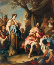 Alexander the Great and Roxana, 1756. Creator: Rotari, Pietro Antonio (1707-1762).