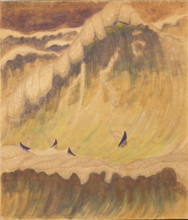 Sonata No. 5 (Sonata of the Sea). Finale, 1908. Creator: Ciurlionis, Mikalojus Konstantinas (1875-1911).