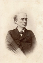 Portrait of the poet Fyodor Ivanovich Tyutchev (1803-1873), 1864. Creator: Deniere, Andrei (Heinrich-Johann) (1820-1892).