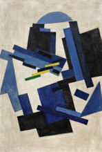 Non-Objective Composition, c1916. Creator: Rozanova, Olga Vladimirovna (1886-1918).