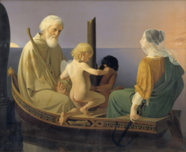 Old Age. From the series "The Four Ages of Man", 1840-1845. Creator: Blunck, Ditlev (Detlef) (1798-1854).