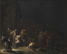 The Adoration of the Magi, Mid of 17th century. Creator: Bramer, Leonaert (1596-1674).