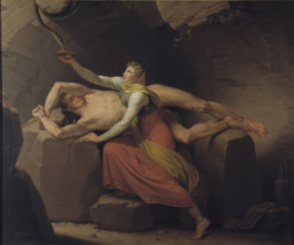 Loki and Sigyn, 1810. Creator: Eckersberg, Christoffer-Wilhelm (1783-1853).