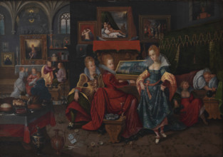 The Parable of the Wise and Foolish Virgins, c1600-1610. Creator: Francken, Hieronymus II (1578-1623).