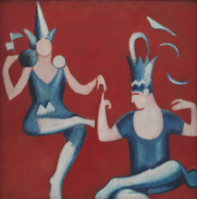 A ballet scene, 1920-1921. Creator: Giersing, Harald (1881-1927).