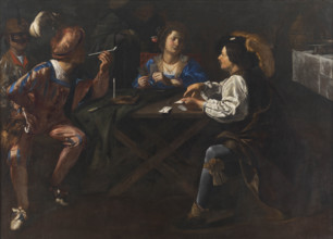 Card Players, c1636. Creator: Kuijl, Gerard van der (1604-1673).