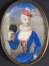 Portrait of Princess Wilhelmine Charlotte of Hesse-Kassel (1695-1722), 1714. Creator: Møller, Andreas (1684-c. 1762).