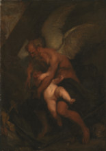 Time Clipping Cupid's Wings. Creator: Dyck, Sir Anthonis van, (after)  .
