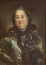 Portrait of Princess Antoinette Amalie of Brunswick-Wolfenbüttel (1696-1762), c1750. Creator: Pilo, Carl Gustaf (1711-1793).
