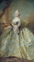 Portrait of Louise of Great Britain (1724-1751), Queen of Denmark, 1751. Creator: Pilo, Carl Gustaf (1711-1793).