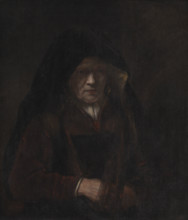 An Old Woman, 1655. Creator: Rembrandt van Rhijn, (School)  .