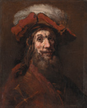Man in plumed beret, 1660-1661. Creator: Rembrandt van Rhijn (1606-1669).