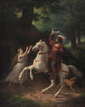 Count Otto of Oldenborg with the Oldenburg Horn, 1862. Creator: Storch, Frederik (1805-1883).