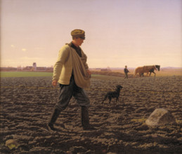 The sower, 1859. Creator: Vermehren, Frederik (1823-1910).