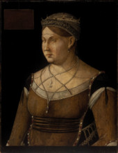 Portrait of Catherine Cornaro (1454-1510), Queen of Cyprus, c1500. Creator: Bellini, Gentile (ca. 1429-1507).
