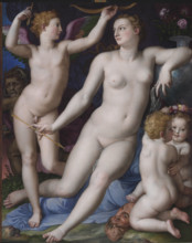 Venus, Cupid and Jealousy, c1550. Creator: Bronzino, Agnolo (1503-1572).