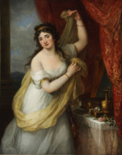 Portrait of a Women at Her Toilet, 1795. Creator: Kauffmann, Angelika (1741-1807).