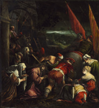 The Road to the Calvary, 16th century. Creator: Bassano, Jacopo, il vecchio (ca. 1510-1592).