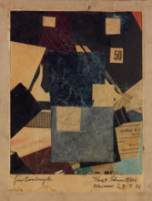 Merz Composition, 1922. Creator: Schwitters, Kurt (1887-1948).
