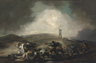 A Scene from the Spanish War of Independence, after 1808. Creator: Goya, Francisco, de (1746-1828).