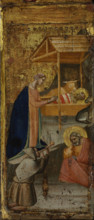 The Nativity, c1340. Creator: Gaddi, Taddeo (ca 1290-1366).