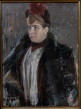 Portrait of the opera singer Virginia Ferni Germano (1849-1934). Creator: Rietti, Arturo (1863-1943).