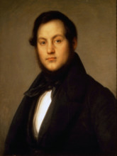 Portrait of the singer Ignazio Marini (1811-1873). Creator: Carnovali (Il Piccio), Giovanni (1804-1873).