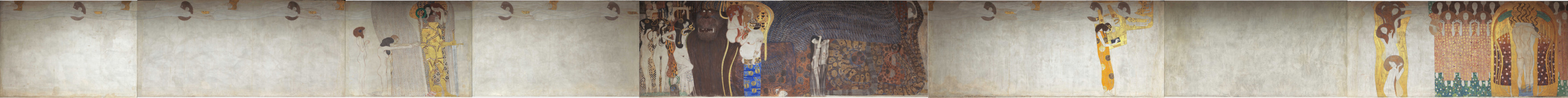The Beethoven Frieze , 1901. Creator: Klimt, Gustav (1862-1918).