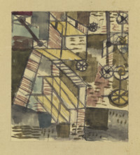 Untitled (Factory), 1922. Creator: Klee, Paul (1879-1940).