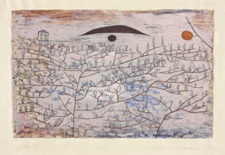 Landscape with accents, 1934. Creator: Klee, Paul (1879-1940).