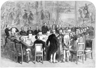 Meeting of the French Commission of Thirty at Versailles, 1874. Creator: Unknown.