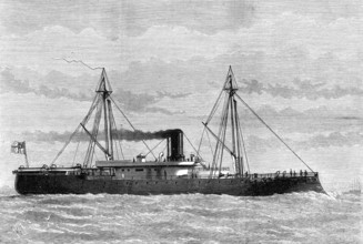 H.M. iron-clad ram Rupert, 1874. Creator: Unknown.