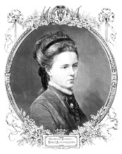 The Grand-Duchess Marie-Alexandrovna, 1874. Creator: Unknown.