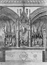 The new reredos in Exeter Cathedral, 1874. Creator: Unknown.