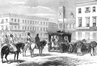 The Funeral of Count Berg at St. Petersburg - from a sketch by our special artist, 1874. Creator: Unknown.
