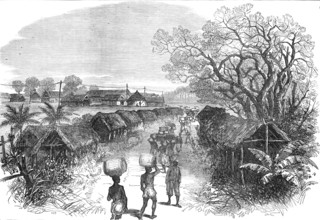 The Ashantee War: Inquabim, the first station on the road to the Prah...by our special artist, 1874. Creator: Unknown.