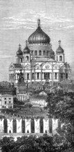 Sketches in Moscow, by our special artist: the Church of the Saviour, 1874. Creator: Unknown.