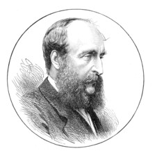 Parliamentary portraits: Mr. C. M. Palmer, M.P. for Durham, 1874. Creator: Unknown.
