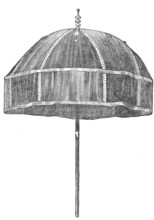 The King of Ashantee's State Umbrella, 1874. Creator: Unknown.