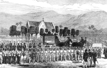 Funeral of the King of the Sandwich Islands, 1874. Creator: Unknown.