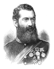Col. F. W. Festing, C.B., Royal Marine Artillery, 1874. Creator: Unknown.