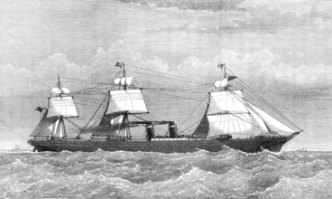 The new Inman steamer City of Richmond, 1874. Creator: Unknown.