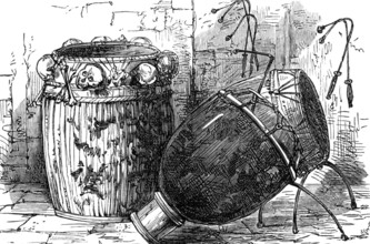 Ashantee war drums, 1874. Creator: Unknown.