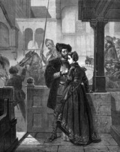 The Parting, by Wilhelm Koller, 1874. Creator: William Hollidge.