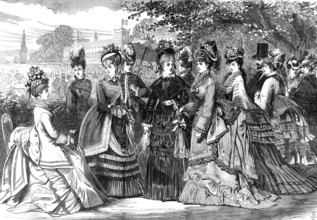 Paris Spring fashions, 1874. Creator: Unknown.